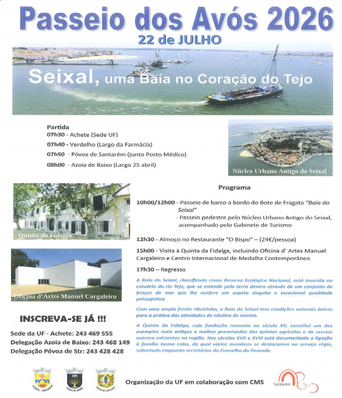 Passeio dos Av&oacute;s - Seixal - 22 de julho 2026