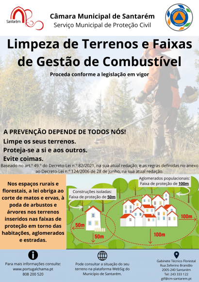Prorrogação do prazo para a limpeza de terrenos e faixas de combustível
