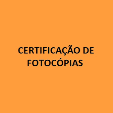 Certificação de Fotocópias